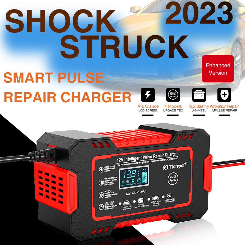 SHOCK STRUCK 2025 Enhanced Version Smart Pulse Repair Charger
