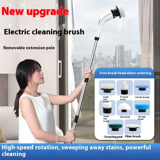 Car Kitchen Wireless Charging Handheld Multifunctional Electric Cleaning Brush
