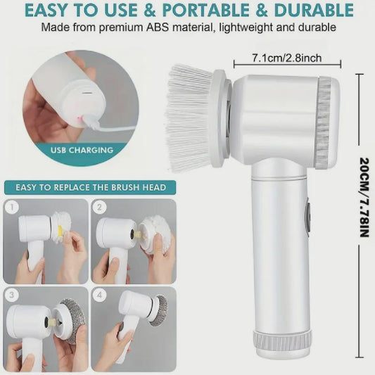 Wireless Handheld Multifunctional Electric Cleaning Brush